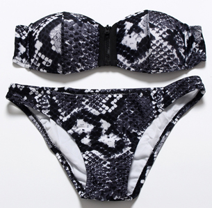 F4321-1Sexy Зерно Zip Бикини